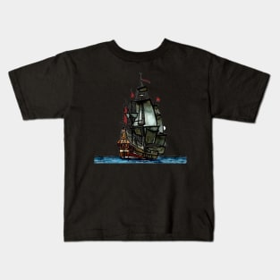 Pirate Ship Kids T-Shirt